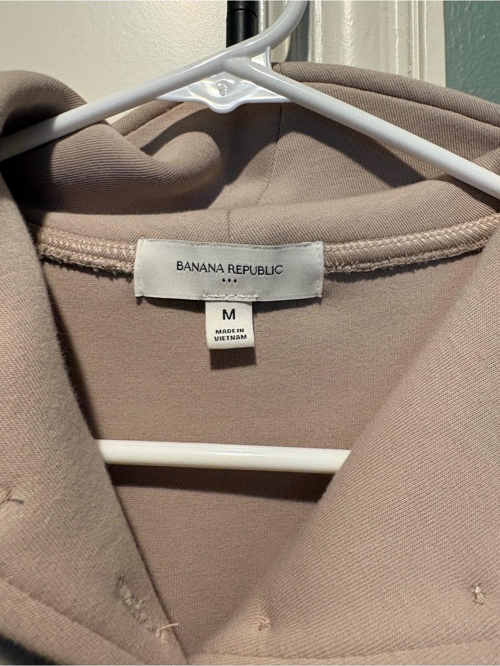 Banana Republic Factory Women's Taupe Pullover with Button Placket - Picture 2 of 3